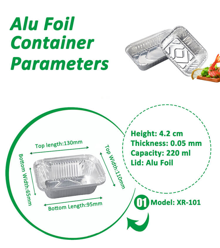Alu Foil Container XR-101