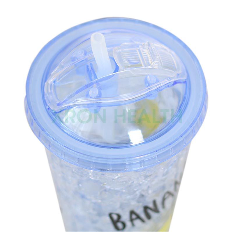 Double Wall Gel Frosty Freezer Plastic Tumbler Cup (Middle Size)