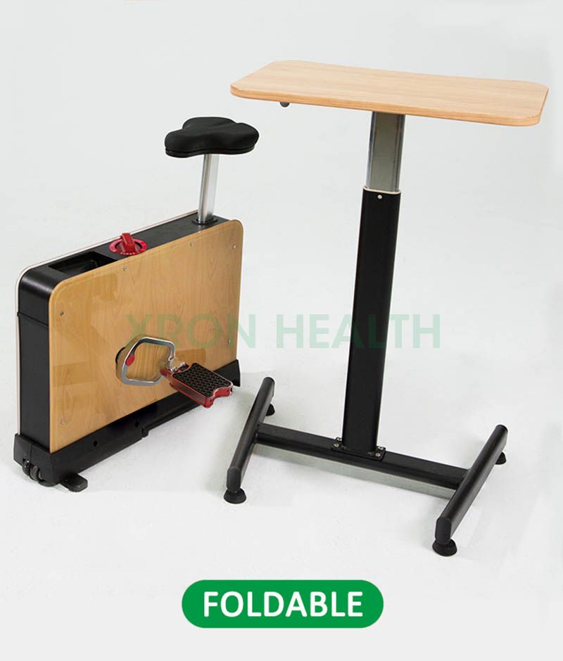 Folding Exercise Bike With Desk