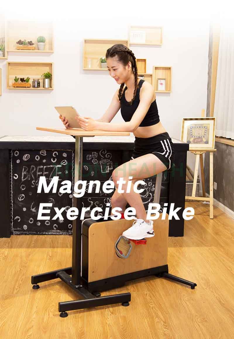 Folding Exercise Bike With Desk