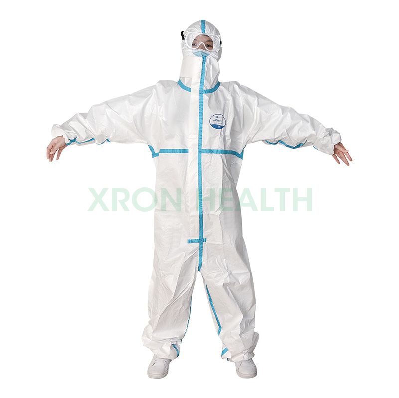 Nonwoven White Disposable Protective Clothing