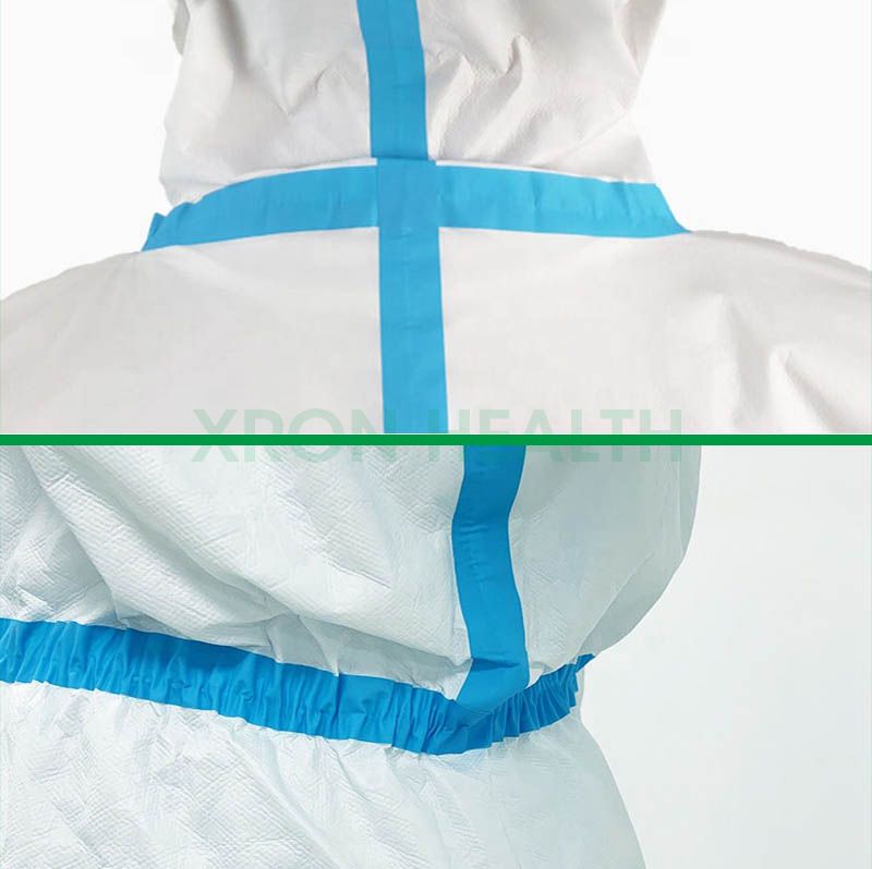 Nonwoven White Disposable Protective Clothing