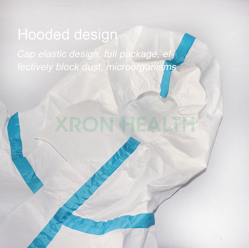 Nonwoven Whit Disposable Medical Protective Clothing
