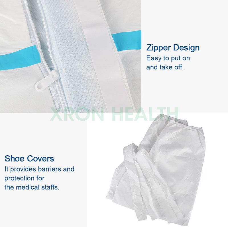 Nonwoven Whit Disposable Medical Protective Clothing